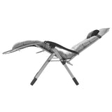 VEVOR Zero Gravity Chair, 33 inch Zero Gravity Recliner Lounge Chair for Indoor and Outdoor, Adjustable Anti Gravity Chair with Cushion, Headrest, Footrest, and Cupholder, 500 lbs, Gray VEVOR