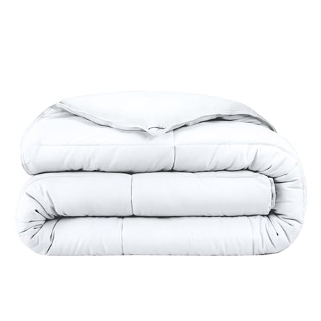 Bare Home Duvet Insert Comforter - Full Size - Goose Down Alternative - Ultra-Soft - Premium 1800 Series - All Season Warmth - Bedding Comforter (Full, White) Bare Home