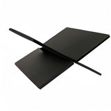 Hopysgiien Black Book Stand - Acrylic Open/Closed Book Display Stand for Bibles, Cookbooks, Magazines, Textbooks, Recipe Holders & Picture Display Hopysgiien