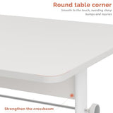 YOXIER Manual Standing Desk, 39.37 x 23.62 inch Sit and Stand Desk, Computer Desk Adjustable Height, Heavy Duty Game Desk, Hand Crank Standing Desk, Hand Lifting Computer Desk, Manual Stand Up Desk YOXIER