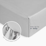 Wake In Cloud - Toddler Bedding Set for Boys, Space Rocket Planet Star, 4 Pieces Soft Crib Bed Set Including Comforter, Sheets and Pillowcase, Gray Wake In Cloud