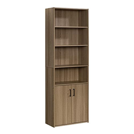 Sauder Beginnings Bookcase With Doors/ Book shelf, Summer Oak finish Sauder