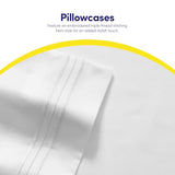 1500 Supreme Collection Queen Sheet Sets White - Luxury Hotel Bed Sheets and Pillowcase Set for Queen Mattress - Extra Soft, Elastic Corner Straps, Deep Pocket Sheets, Queen White Sweet Home Collection
