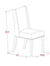 East West Furniture Lassale 11 Piece Dinette Set Includes a Rectangle Table with Butterfly Leaf and 10 Dark Khaki Linen Fabric Parson Dining Chairs, 42x92 Inch, Antique Walnut East West Furniture