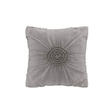 Madison Park Daybed Cover Set-Trendy Design All Season Luxury Bedding with Bedskirt, Matching Shams, Decorative Pillow, Medallion Tufted Dark Grey 75"x39" 6 Piece Madison Park