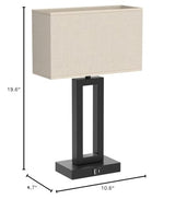 Seealle Bedroom Lamps for Night Stands - Touch Control, 3 Way Dimmable, USB C+A Charging, LED Bulbs, Easy Assembly Seealle