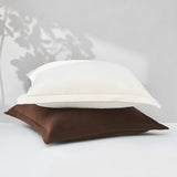 Lush Decor x Chuks Collins Terran Velvet Euro Sham Cover Single 26" W x 26" L Brown - Velvet Throw Pillow - Euro Pillow Covers - Glam Decorative Pillows for Bed - Luxury Home Decor Lush Decor