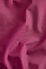 Bed Threads - Cotton Flat Sheet - Organic Cotton Percale - 200TC - Luxury Organic Bedding - Breathable & Ultra-Crisp - Single Flat Top Sheet Only - Machine Washable - Full Queen - Berry Bed Threads