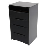 ILWorkTLs Compact Vanity Desk with Mirror and Lights,Makeup Vanity Table with with Hidden Stool and Drawers,3-in-1 Dressing Table for Small Space,Bedroom,Black ILWorkTLs