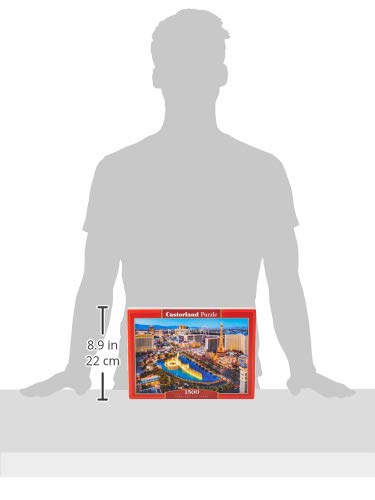 CASTORLAND 1500 Piece Jigsaw Puzzles, Fabulous Las Vegas, USA, Adult Puzzles, Castorland C-151882-2 Castorland