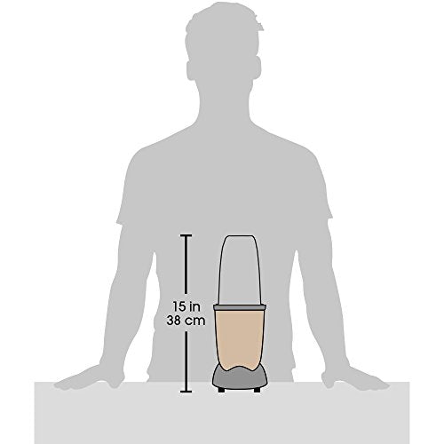 nutribullet Pro 900 Watt Personal Blender - 13-Piece High-Speed Blender/Mixer System, Champagne NutriBullet