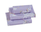 Linen Plus Sheet Set Kids/Teens Unicorn Bird Star Flower Cloud Lilac Purple Pink Yellow White New # Lilac Unicorn (Twin) Linen Plus