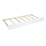 Ball & Cast Twin-Over-Twin Bunk Bed with Twin Size Trundle,Solid Wood Bedframe W/Desk & Drawers,USB,Space Saving,Easy Assembly,Multifunctional Bedroom Furniture Set for Boys Girls Teens,White Ball & Cast