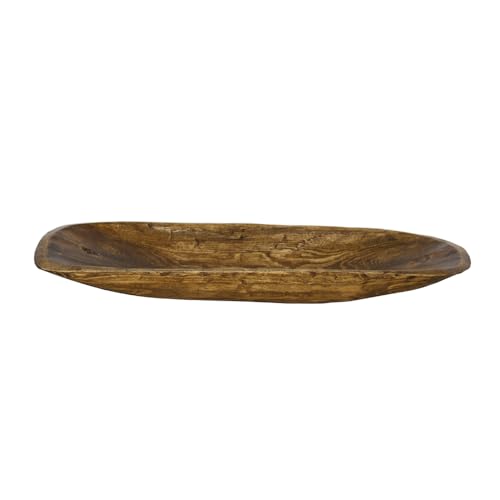 Simply Said, INC Lifestyle Collection Rustic Dough Bowl - Hand Carved Decorative Wood Bowl - LS1013 - WoodArtSupply