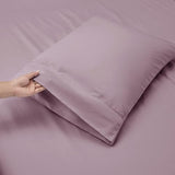 Hearth & Harbor Extra Deep Pocket Sheet Sets, Luxury Soft 6 Piece Bed Sheet Set Fits Mattress 18-24 Inches - Full, Dusty Purple Hearth & Harbor