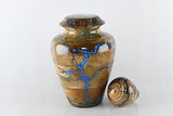 DnU Avenue Solid Wood Hand Turned Wooden Urns for Human Ashes Male/Female, Cremation Urns for Men/Women Decorative Urns for Ashes, Large Funeral Urns for Adults up to 250 Cu/in (X-Large: 8x8x11) DnU Avenue