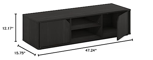 Furinno Classic Stand for TV up to 55 Inch, Espresso Furinno