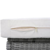 YOPTO 8-Piece Outdoor Furniture Couch Set,Rattan Patio Conversation Sectional Sofa Set with Adjustable Table,Recliners W/Extendable Side Tables & 2 Movable Ottomans,for Patio,Lawn,Backyard,Pool,Beige YOPTO