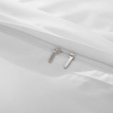 SDIII 3PCS White Twin Duvet Cover Set, 1 Duvet Cover and 2 Pillowcase, Soft Microfiber, White Duvet Cover Twin Size with Zipper and Corner Ties SDIII