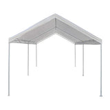 Caravan Canopy D2C20011 Domain Shelters Pro 200 10' x 20' Carport, Upgraded Version, White Caravan Canopy