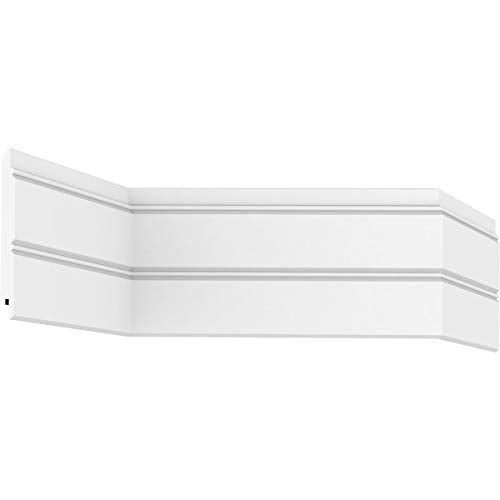 Ekena Millwork MLD06X01X96BPSWPV Reversible Beaded Plank Moulding, Unfinished Ekena Millwork