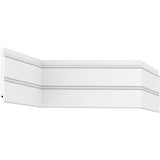 Ekena Millwork MLD06X01X96BPSWPV Reversible Beaded Plank Moulding, Unfinished Ekena Millwork