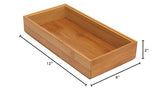Lipper International 8185S Bamboo Wood Stacking Drawer Organizer Box, 6" x 12" Lipper International