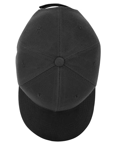 Gelante Plain Blank Baseball Caps Adjustable Back Strap Wholesale LOT 12 Pack- 001-Black Gelante