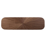 Baxton Studio Wendy Mid-Century Modern Walnut Finished Wood Console Table Baxton Studio
