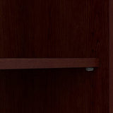 Bush Furniture Cabot Tall 5 Shelf Bookcase in Harvest Cherry - Stylish and Sturdy Storage Solution for Home and Office Bush Business Furniture