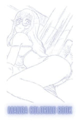 Erotic Manga Coloring Book: Sexy Teen Anime Girls WoodArtSupply