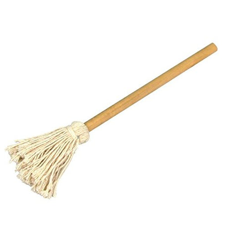 Rocky Mountain Goods Basting Barbecue Mop - Large - Long Handle to Keep Your Hand Away from The Heat - Large mop for Quicker basting - Solid Wood Rocky Mountain Goods