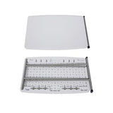 Lakhow 30 Inch,Adjustable Folding Laptop Table TV Tray, Height Adjustable Folding Computer Desk, White Granite Lakhow