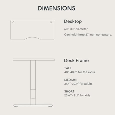 FLEXISPOT E6 Bamboo Dual Motor 3 Stages Standing Desk 60x30 Inch Whole-Piece Board Electric Height Adjustable Desk Stand Up Desk Large Load Capacity(Black Frame + Bamboo Curved Desktop) FLEXISPOT