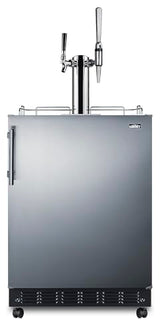 Summit 24" Nitro Cold Brew/Cold Brew Kegerator, Combination Dual Tap Kit, Stainless Steel- SBC7BRSCM2 Summit Appliance
