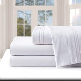 Manyshofu Extra Deep Pocket King Size Sheets - Hotel Luxury 1800 Thread Count Sheets & Pillowcases - Microfiber Bedding Set up to 24" Mattress - Pure White Bed Sheets 18-24 Inch Deep Pockets - 4 Piece