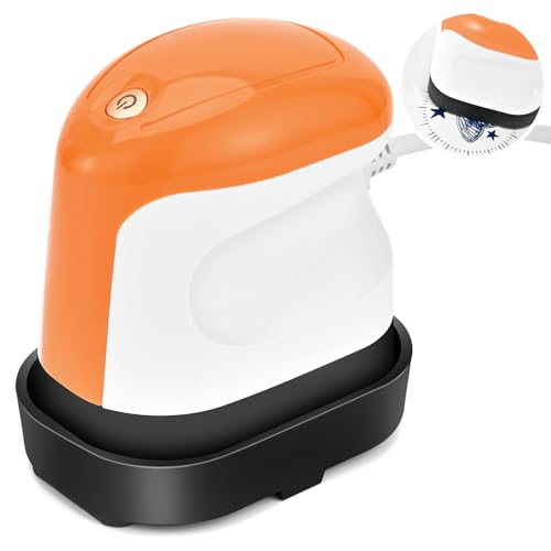 Yuenoks Heat Press Machine Mini Heat Press 3.5 "x 2.4", Portable Heat Press Fast Up to 356℉(180 ºC), Portable Easy Press for T-Shirts, Shoes, Bags, Hats, and Vinyl HTV Heat Transfer Projects Yuenoks
