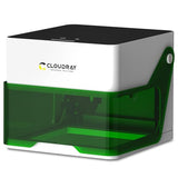 Cloudray 5W Diode, Laser Engraver Machine Mini Laser Etching Cutter for DIY Wood Leather Silicone Paper Glass Acrylic Cloth Enclosed Design Class1, 5000mW Cloudray