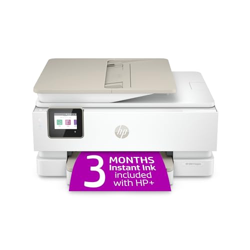 HP ENVY Inspire 7958e Wireless All-in-One Color Inkjet Printer, Print, scan, copy, Duplex printing best-for-home, 3 months of ink included (327A7A)