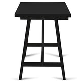 SIMPLIHOME Dylan SOLID WOOD Modern Industrial 60 inch Wide Home Office Desk, Writing Table, Workstation, Study Table Furniture in Black SIMPLIHOME