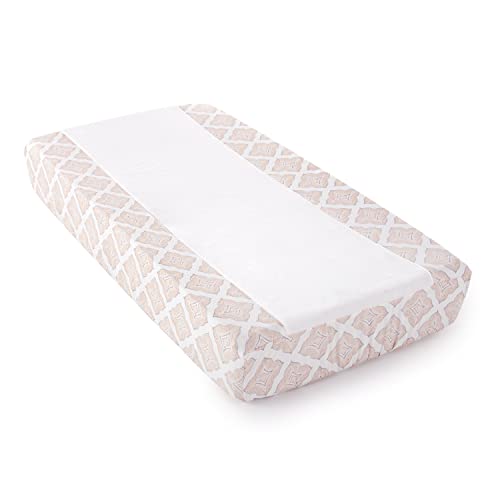 Levtex Baby - Heritage Crib Bed Set - Baby Nursery Set - Blush Velvet - Rich Velvet - 4 Piece Set Includes Quilt, One Fitted Sheet, Changing Pad & Skirt/Dust Ruffle Levtex Baby