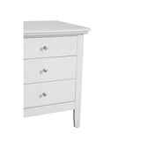 Glory Furniture Hammond 3 Drawer Nightstand in White Glory Furniture