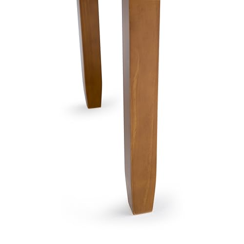 SIMPLIHOME Warm Shaker SOLID WOOD Rustic Modern 48 inch Wide Home Office Desk, Writing Table, Workstation, Study Table Furniture in Light Golden SIMPLIHOME