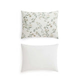 Martha Stewart - King Duvet Cover Set, Soft Cotton with Crisp & Tailored Naturally Smooth Cotton Percale Reverse, Lightweight 3 Piece Bed Set with Matching Pillowcases (Hazel Floral Beige) Martha Stewart