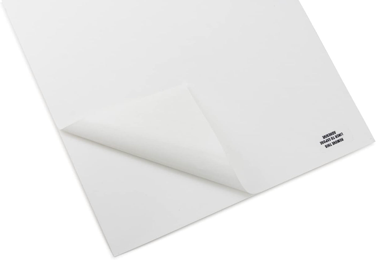 Hygloss Sticky Collage Boards - 24 Pack 8"x10" Self Stick Collage Boards for Kids - Peel & Stick Mounting Boards for Art Projects, School Crafts, Classrooms, and DIY Displays Hygloss