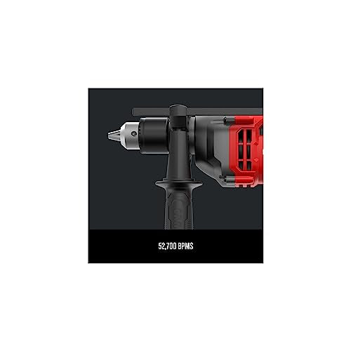 CRAFTSMAN Corded Hammer Drill, 7 Amp, Variable Speed, 1/2 inch (CMED741) CRAFTSMAN