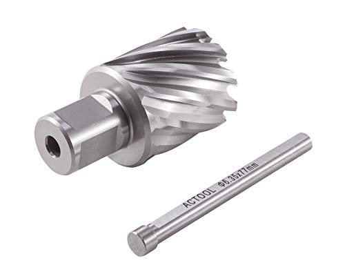 ACTOOL 1-1/4" Diameter × 1" Depth of Cut HSS ANNULAR Cutter with 3/4'' Weldon Shank ACTOOL