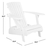 Safavieh Patio Collection Hampton Adirondack Acacia Wood Chair Safavieh