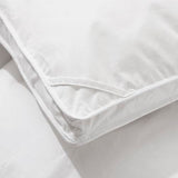UNIKOME Goose Feather Down Fiber Comforter - 20% Extra Fill, All Season King Size Duvet Insert with 100% Cotton Cover, Cloud-Like Fluffiness (106"X90", White) UNIKOME