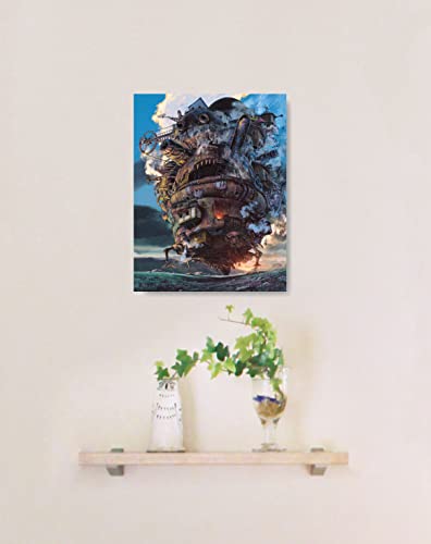 Ensky - Howl's Moving Castle - Moving Castle - Canvas Style Artboard Jigsaw Puzzle (ATB-26) ensky